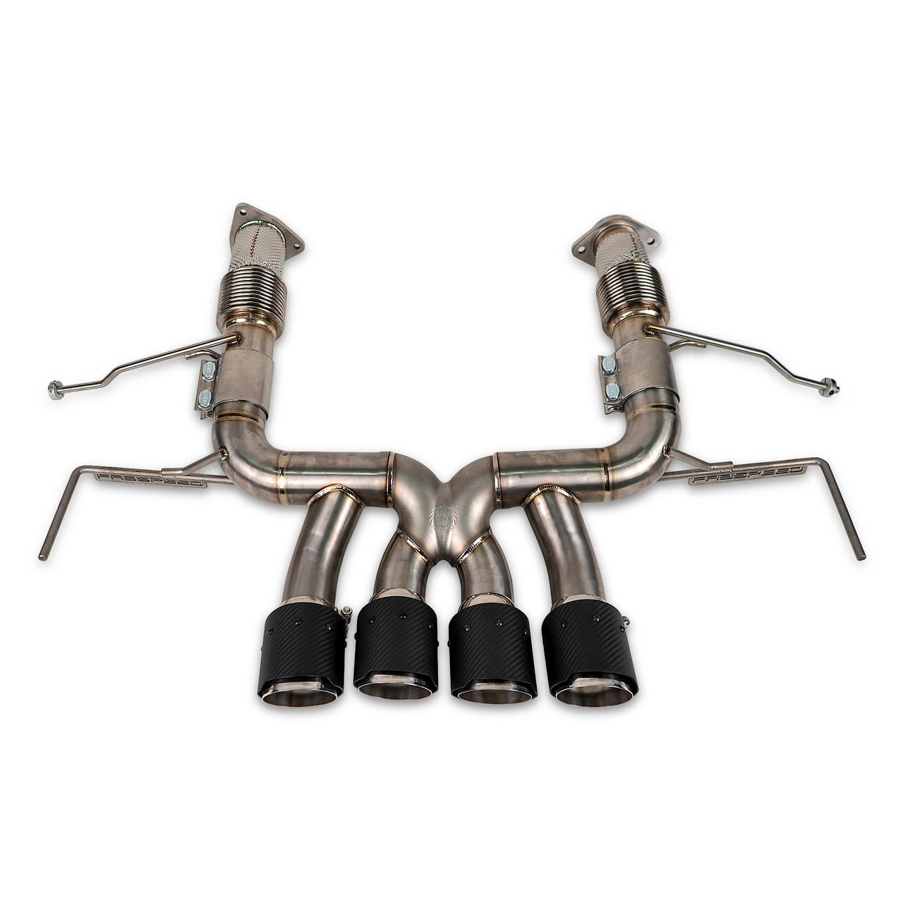 Fabspeed Chevrolet Corvette C8 Z06 Titanium Supersport X-Pipe Cat-Back Exhaust System (2023+) - Reuse OEM Tips - Image 2