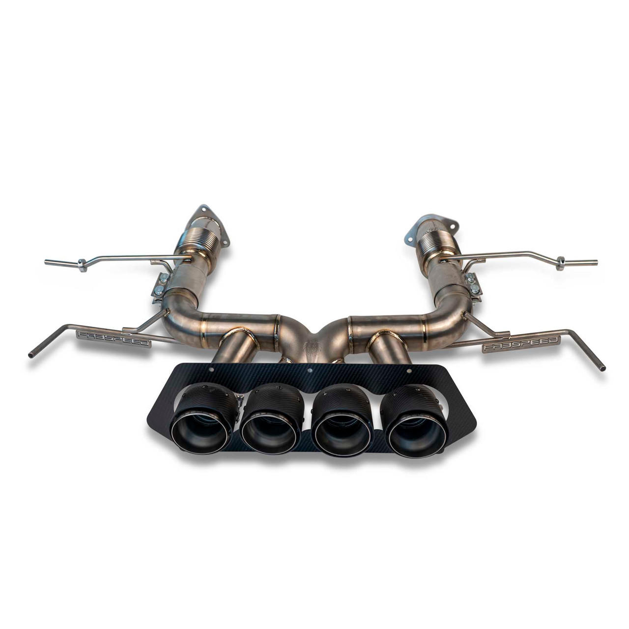 Fabspeed Chevrolet Corvette C8 Z06 Titanium Supersport X-Pipe Cat-Back Exhaust System (2023+) - Reuse OEM Tips - Image 3