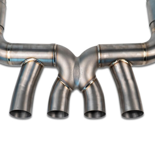 Fabspeed Chevrolet Corvette C8 Z06 Titanium Supersport X-Pipe Cat-Back Exhaust System (2023+) - Reuse OEM Tips - Image 6