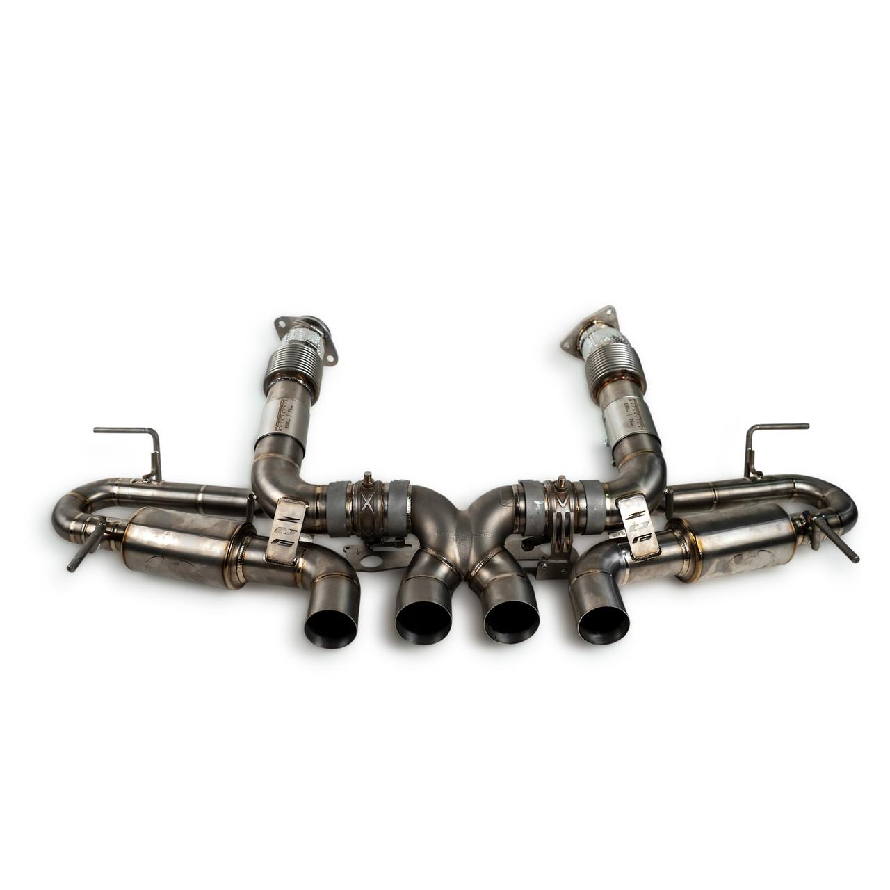 Fabspeed Chevrolet Corvette C8 Z06 Titanium Valved Cat-Back Exhaust System (2023+) - Reuse OEM Tips - Image 5