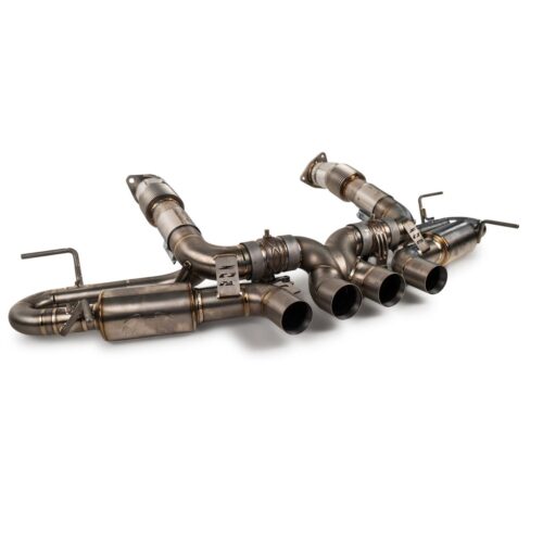 Fabspeed Chevrolet Corvette C8 Z06 Titanium Valved Cat-Back Exhaust System (2023+) - Reuse OEM Tips - Image 3
