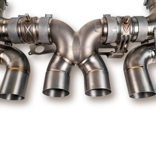 Fabspeed Chevrolet Corvette C8 Z06 Titanium Valved Cat-Back Exhaust System (2023+) - Reuse OEM Tips - Image 4