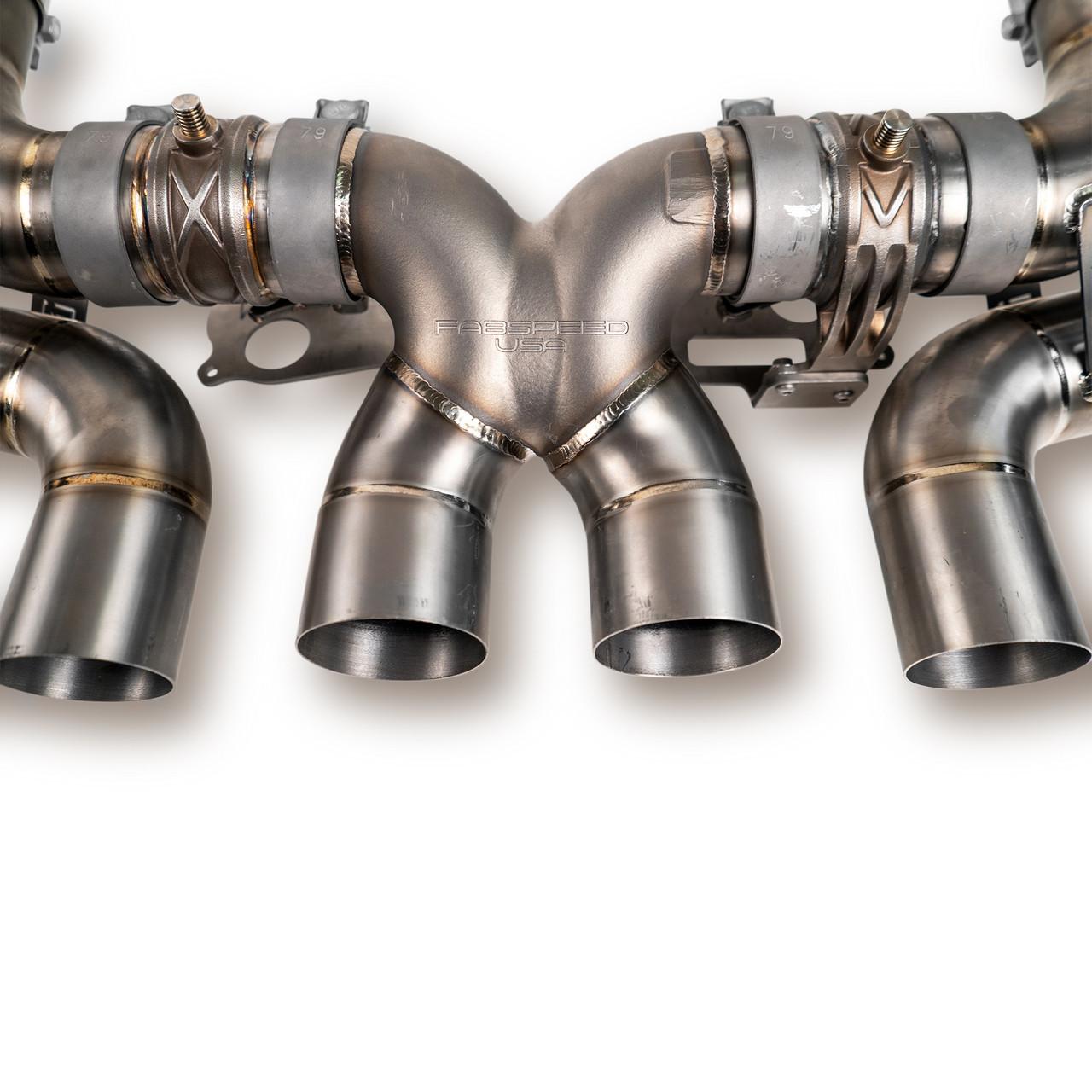 Fabspeed Chevrolet Corvette C8 Z06 Titanium Valved Cat-Back Exhaust System (2023+) - Reuse OEM Tips - Image 4