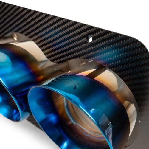 Alternative view of Fabspeed Chevrolet Corvette C8 Z06 Titanium Quad Tips (2023+)