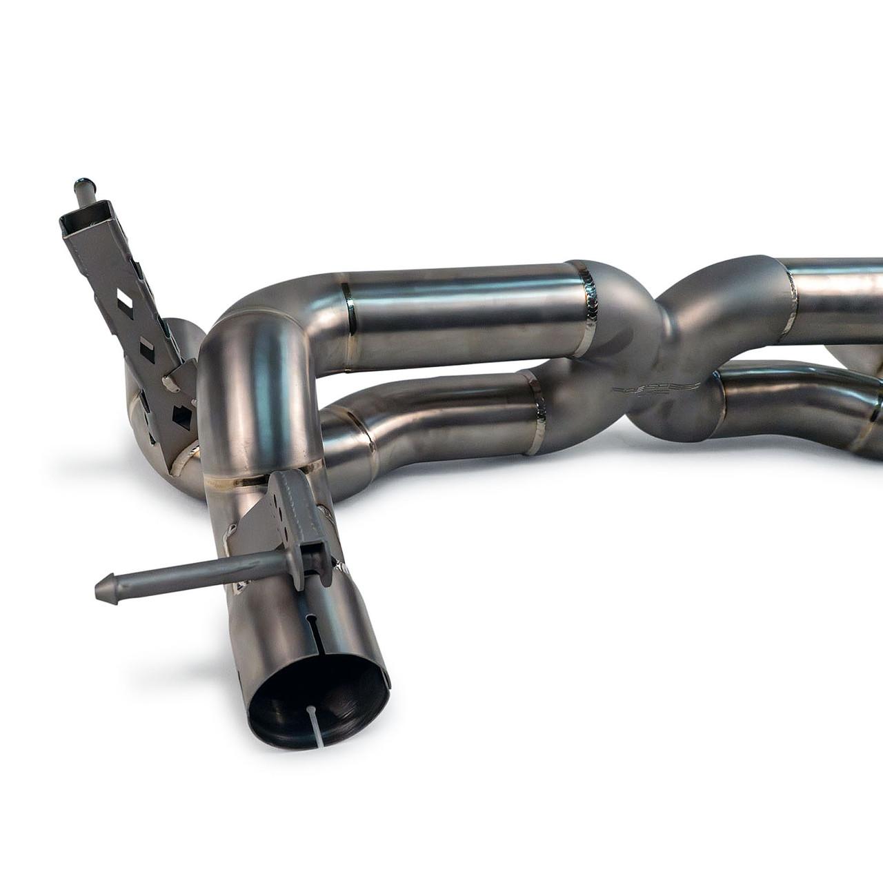 Fabspeed Ferrari 488 / Pista Supreme Titanium X-Pipe Exhaust - Image 6
