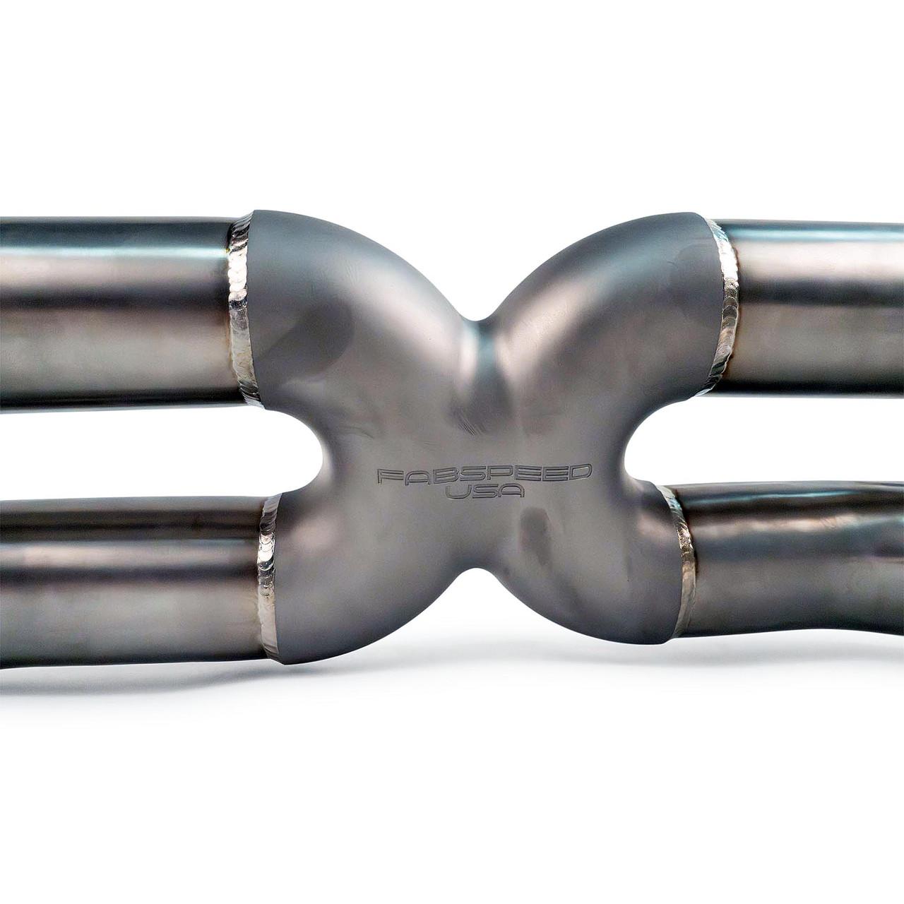 Fabspeed Ferrari 488 / Pista Supreme Titanium X-Pipe Exhaust - Image 4