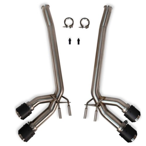 Alternative view of Fabspeed Mercedes-Benz AMG G63 Supersport Exhaust with Dual Tips (2019+) - Titanium Tips