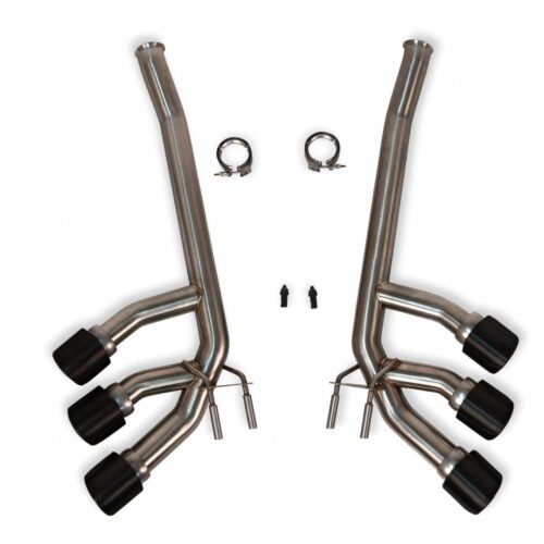 Fabspeed Mercedes-Benz AMG G63 Supersport Exhaust with Triple Tips (2019+) - Satin Black Tips - Image 3