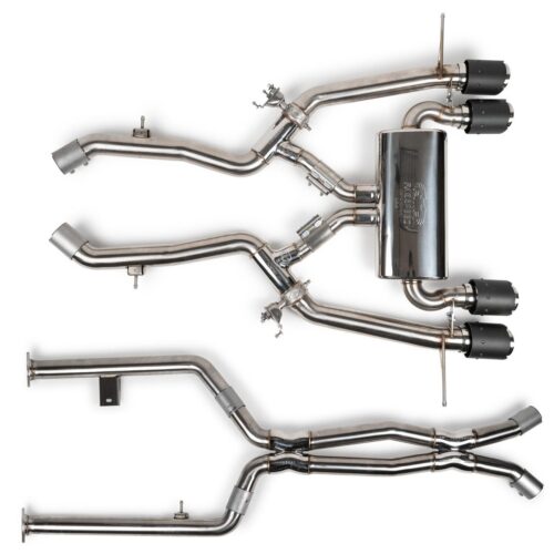 Fabspeed BMW M2 (G87) Valved Exhaust System and Intermediate X-Pipe (2023+) - Titanium Tips