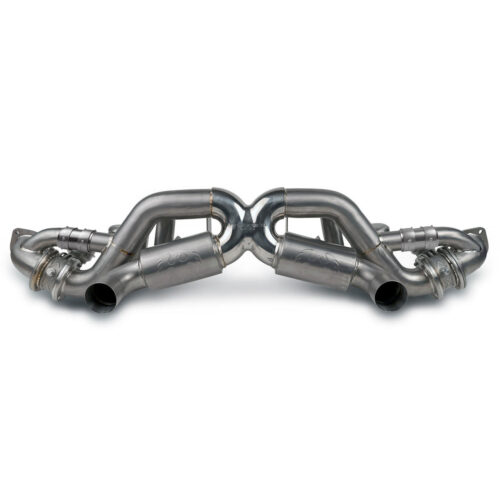 Fabspeed Porsche 718 GT4 RS Titanium Valved X-Pipe Cat-Back Exhaust System (2022+) - Carbon Fiber Tips