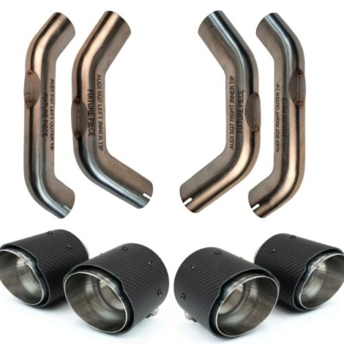 Fabspeed Audi SQ7 Deluxe Exhaust Tips (2020+) - Satin Black Tips