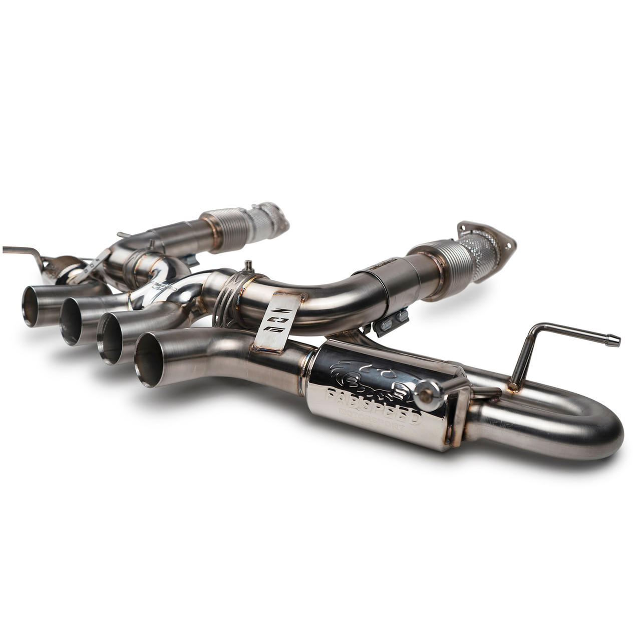 Fabspeed Chevrolet Corvette C8 Z06 Valved Cat-Back Exhaust System (2023+) - Reuse OEM Tips - Image 3