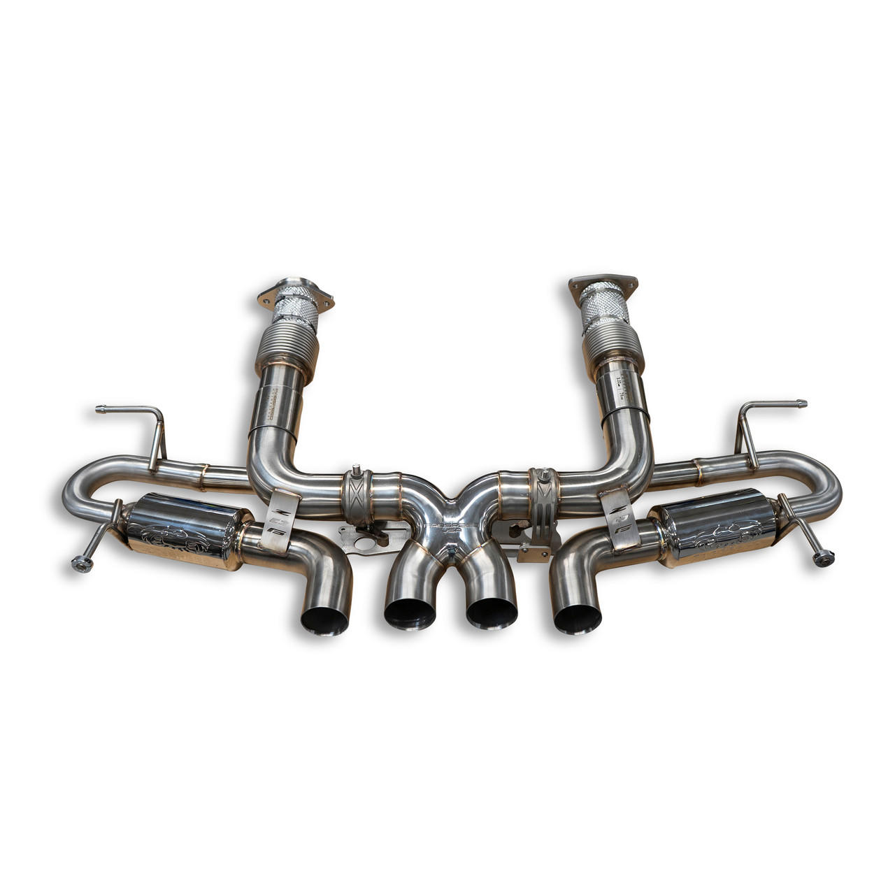 Fabspeed Chevrolet Corvette C8 Z06 Valved Cat-Back Exhaust System (2023+) - Reuse OEM Tips - Image 2