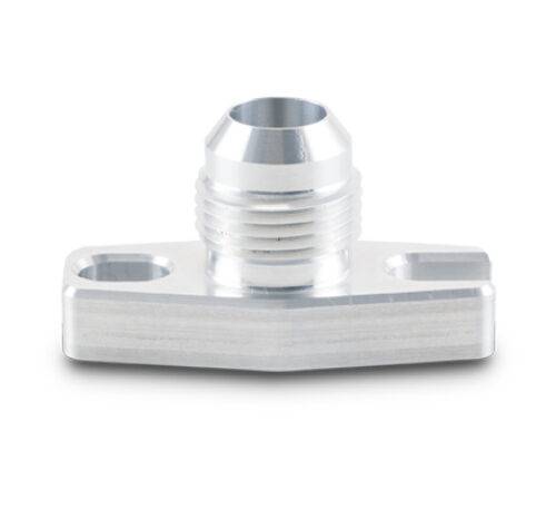 Alternative view of Vibrant Oil Drain Flange w/Integrated -10AN Fitting (for GT15-GT35 Turbos)