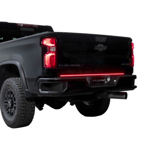 Putco 9203060-25 2024 Chevrolet Silverado HD/ GMC Sierra HD 60In Direct Fit Red Blade Kit Tailgate Bars - Image 7
