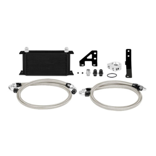 Mishimoto Oil Cooler Kit - Black for 15 Subaru STI Thermostatic