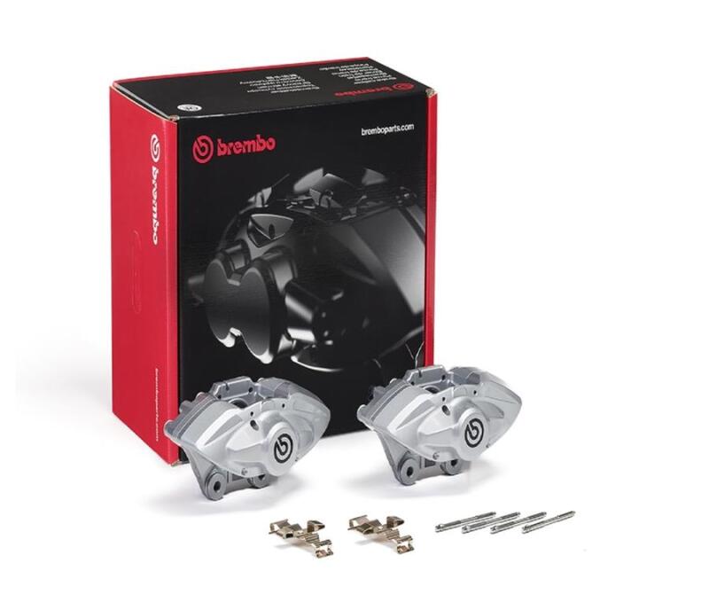 Brembo OE FALE52 16-21 BMW M2/17-18 M3/17-20 M4/14-16 M235i Hydraulic Rear X-Style Brake Calipers - Silver