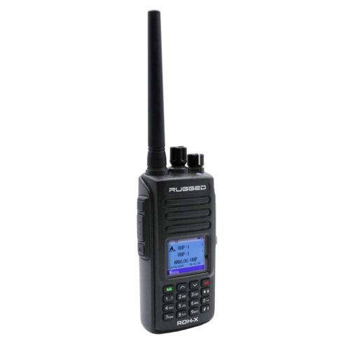 Rugged Radios WATERPROOF - Rugged RDH-X - Bus Band 2-Way Radio - Digital and Analog / Black - Image 2