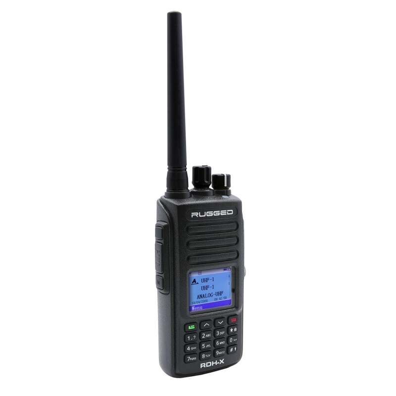 Rugged Radios WATERPROOF - Rugged RDH-X - Bus Band 2-Way Radio - Digital and Analog / Black - Image 2