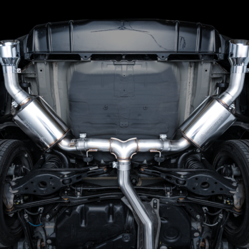 AWE Tuning 22+ Honda Civic Si/Acura Integra Touring Edition Catback Exhaust - Dual Chrome Silver Tip - Image 3