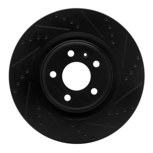 DFC 08-25 Audi SQ5 Sportback Rear Right Drilled & Slotted Black Brake Rotor