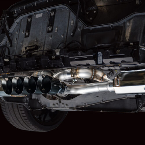 AWE Tuning SwitchPath Cat-Back Exhaust - Diamond Black Tips for 2023 C8 Corvette Z06 - Image 7