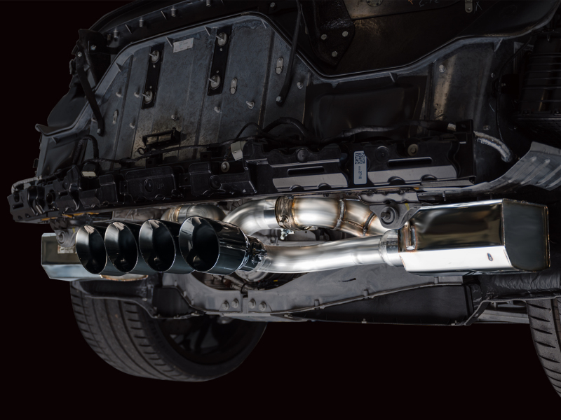 AWE Tuning SwitchPath Cat-Back Exhaust - Diamond Black Tips for 2023 C8 Corvette Z06 - Image 7