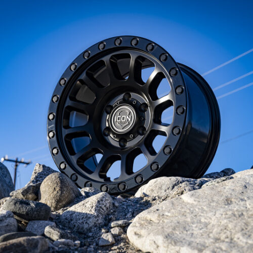 ICON Hulse 17 X 8.5 / 6 X 5.5 / 25mm Offset / 5.75in BS Double Black - Image 3