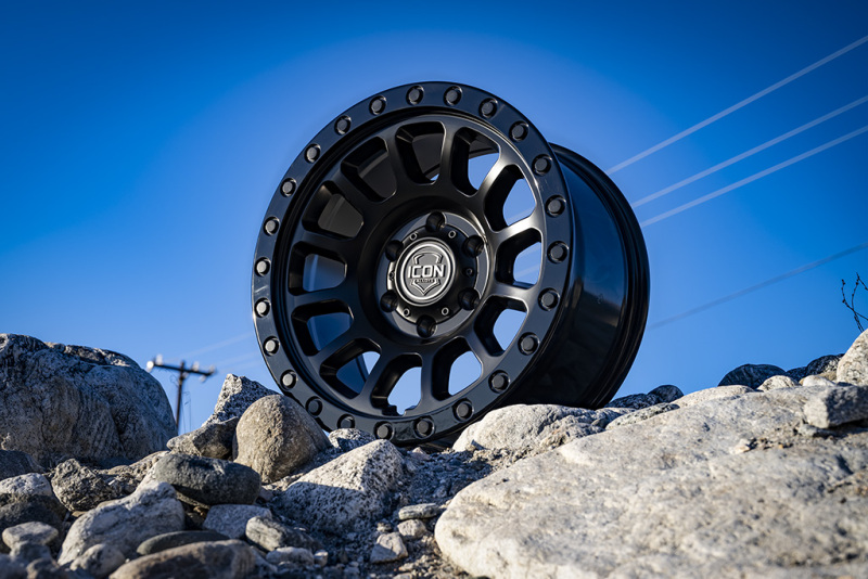 ICON Hulse 18x9 6x5.5 25mm Offset 6in BS Double Black - Image 3