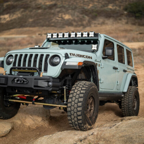 DV8 Offroad 18+ Jeep Wrangler JL / 20+ Jeep Gladiator JT OE Plus Front Bumper - Image 2