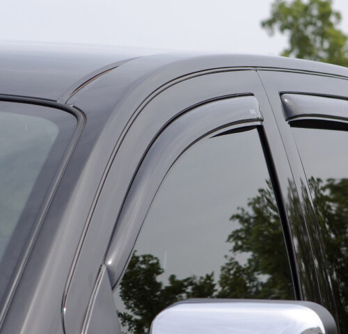 AVS 21-22 Hyundai Santa Cruz In-Channel Ventvisor Front & Rear Window Deflectors 4pc - Smoke - Image 6