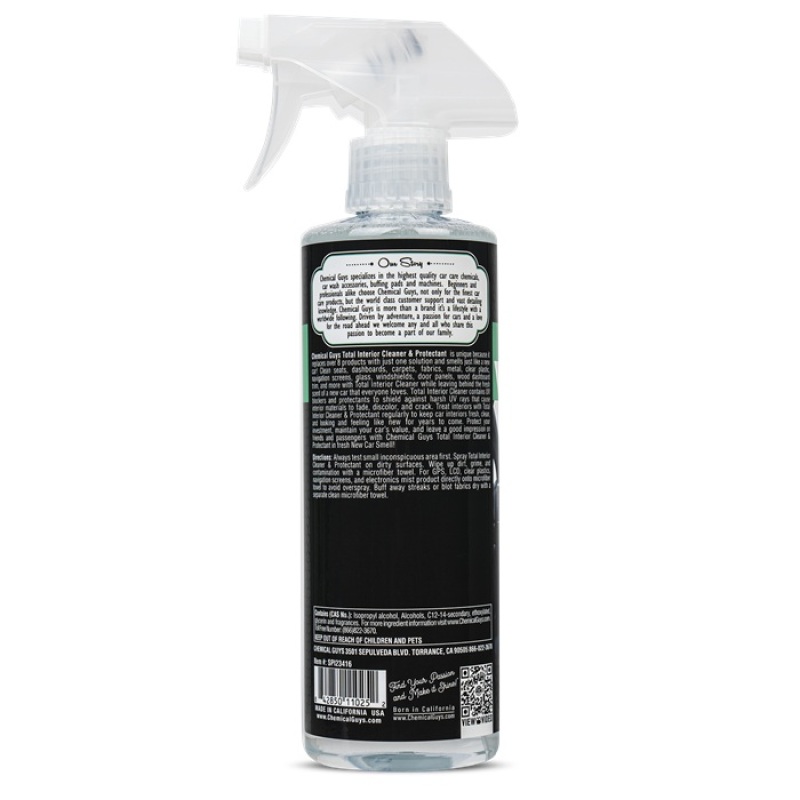 Chemical Guys 16oz Total Interior Cleaner & Protectant - New Car Scent - Image 2