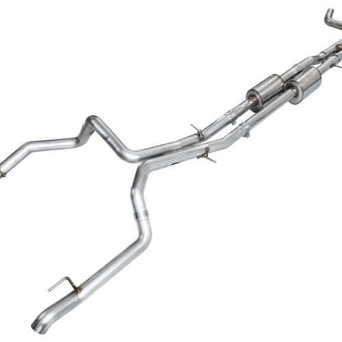 AWE Tuning 4th Gen GM 1500 6.2L Cat-Back Split Rear Exit (w/ Bumper Cutouts) - OE Tips