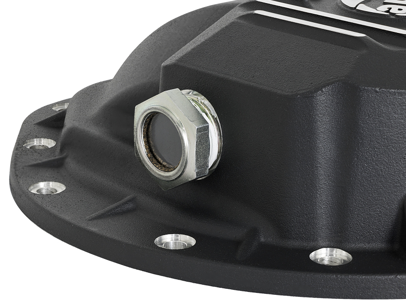 aFe Power Cover Diff Front Machined COV Diff F Dodge Diesel Trucks 03-11 L6-5.9/6.7L Machined - Image 7