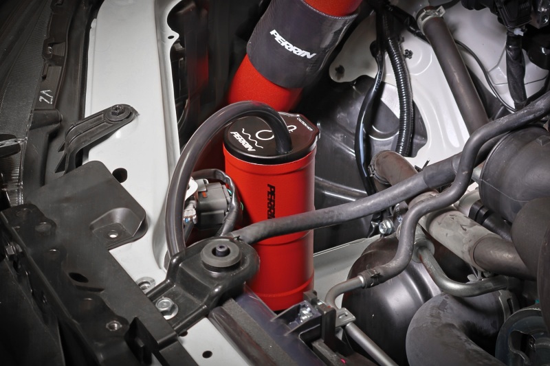 PERRIN 02-26 Subaru WRX / 04-21 STI / 13-26 BRZ/GR86/FRS/86 Coolant Overflow Tank - Red - Image 8