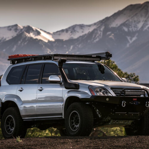 Alternative view of ICON 03-09 Lexus GX470 0-3.5in Stage 5 Suspension System w/Tubular UCA