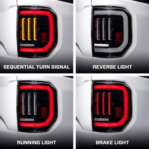 Form Lighting 22-24 Ford Maverick LED Tail Lights Red (pair) - Image 4
