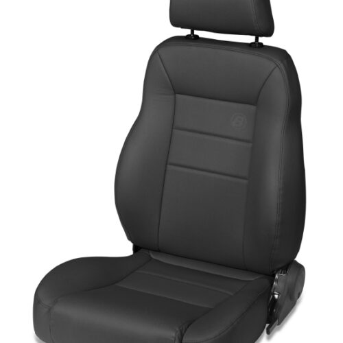 Bestop 76-86 Jeep Cj7 Front Passenger Side Trailmax II Pro Seat (All Vinyl Black Crush)