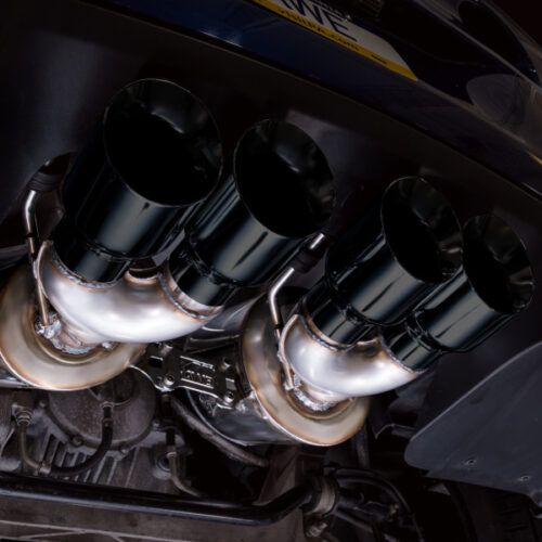 AWE Tuning Touring Edition Axle-Back Exhaust w/ Diamond Black Tips for C6 Chevrolet Corvette Z06/ZR1 - Image 3