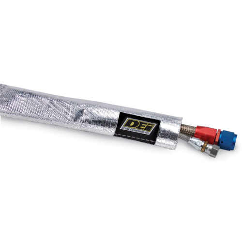 DEI Heat Sheath 1in x 3ft - Aluminized Sleeving - Sewn Edge - Image 2