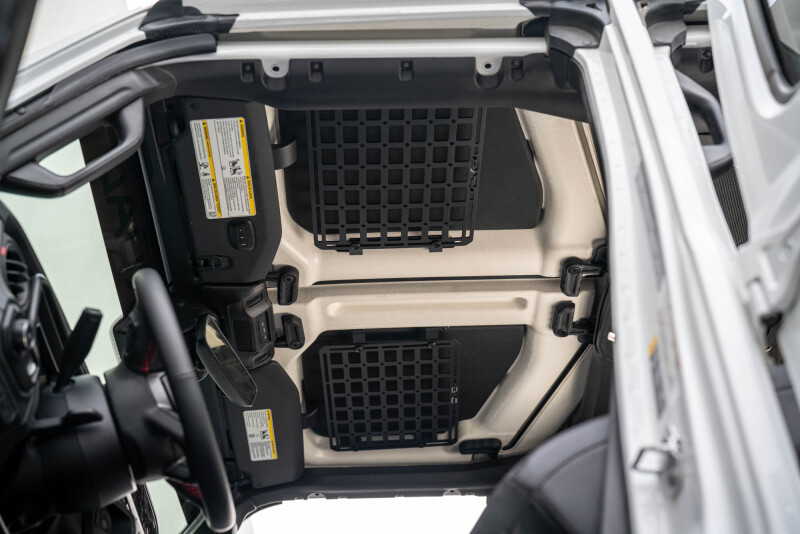 DV8 Offroad 2018-2025 Jeep Wrangler JL Roof Mount for 15In x 12In Molle Panel - Image 9