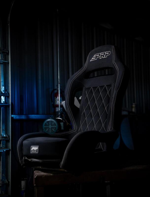 PRP Contour UTV Suspension Seat -Black Cloth - Image 9