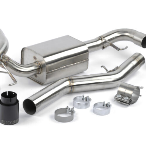 Dinan for 19-26 BMW 330i (G20)/21-26 BMW 430i (G22) Valved Axleback Exhaust System - Black Tips