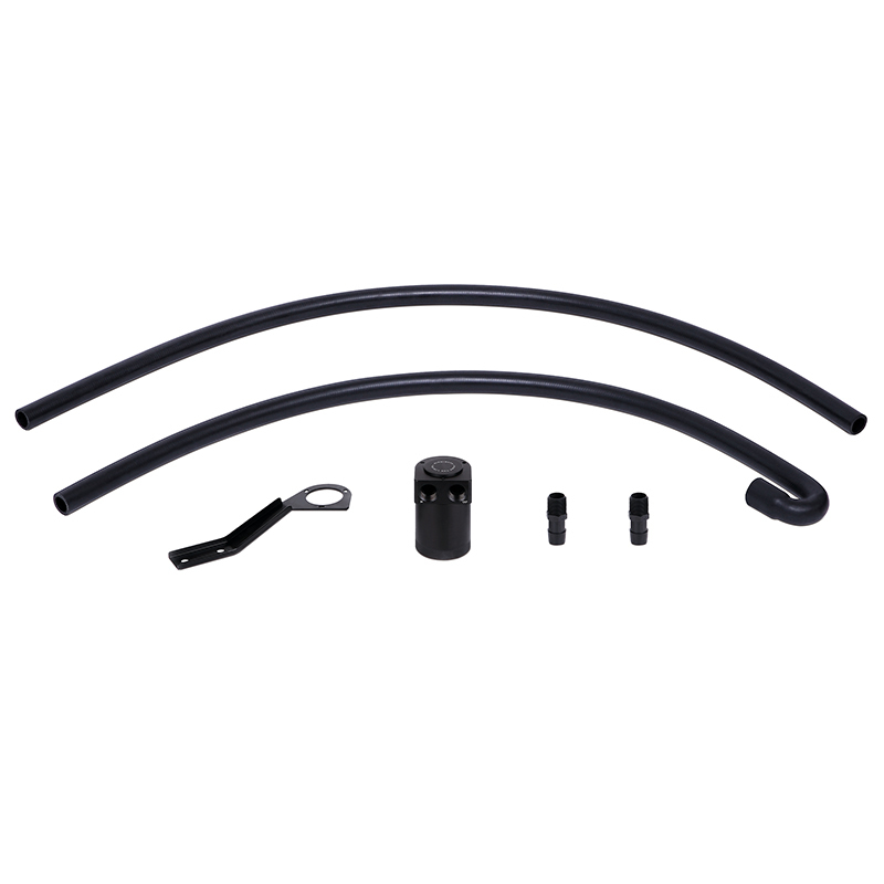 Mishimoto Baffled Oil Catch Can Kit - Black (CCV Side) for 07-10 BMW N54