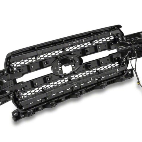 Raxiom for 2018-2020 Ford F-150 CXR Series LED Upper Replacement Grille with White DRL- Black - Image 4