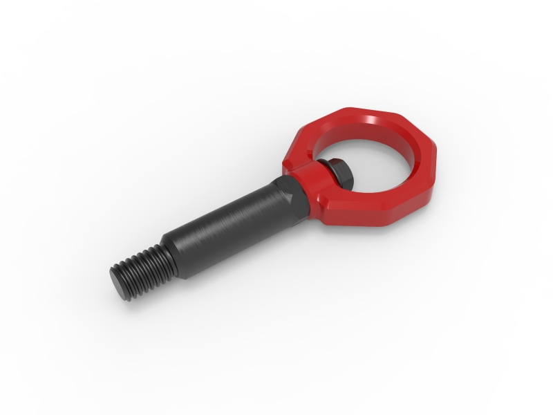 aFe Power Control Front Tow Hook Red 20-21 Toyota GR Supra (A90) - Image 3