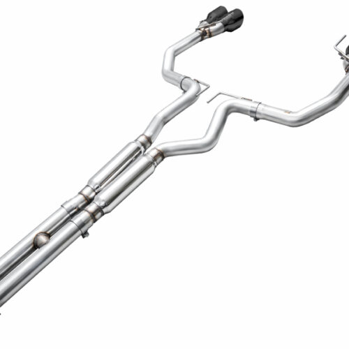 AWE Tuning Track Edition Cat-Back Exhaust w/ Quad Diamond Black Tips for AWE 2024 Ford Mustang Dark Horse S650 RWD - Image 8