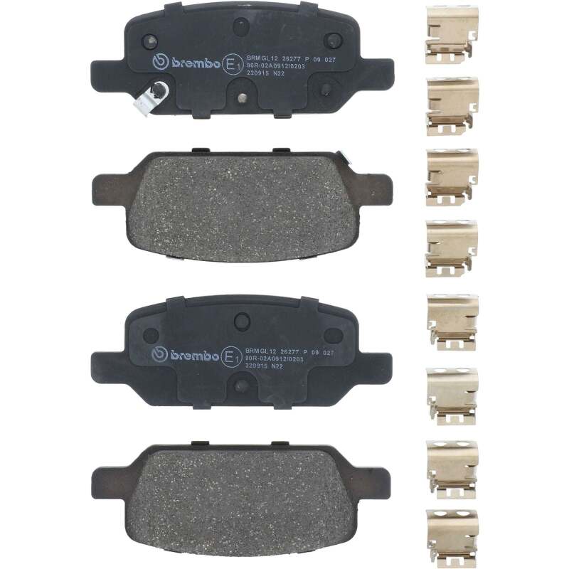 Brembo OE 17-21 Tesla Model 3/2021 Model Y Brake Pad - Rear - Image 3