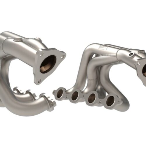 aFe Power Twisted 304SS Header 2020 Chevy Corvette (C8) 6.2L V8 - Titanium Ceramic Coated - Image 4