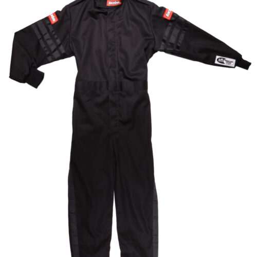 RaceQuip Black Trim SFI-1 JR. Suit - Kids Large